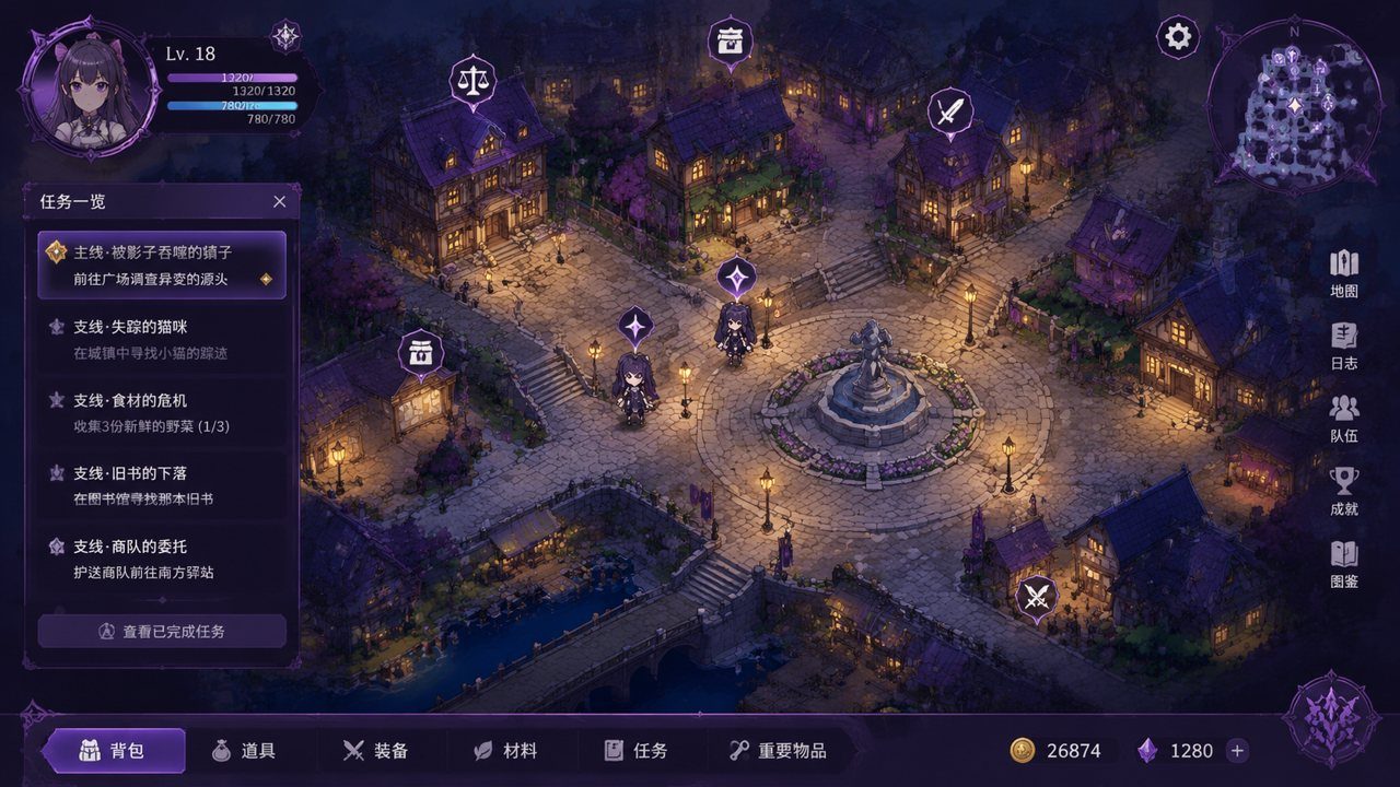 光与影的二重身 操作界面 画面 1